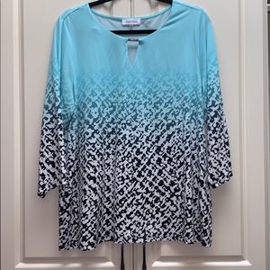 Calvin Klein Mint Green Animal Print Tunic